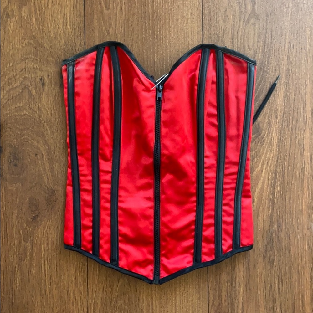 Red corset